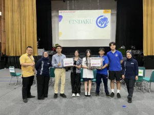 The winner of the Math Festival at Sekolah Victory Plus, an international school in Indonesia.