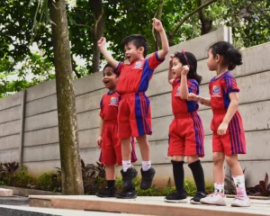 Students of Sekolah Victory Plus, an international school in Indonesia, experienced an outdoor holistic learning.