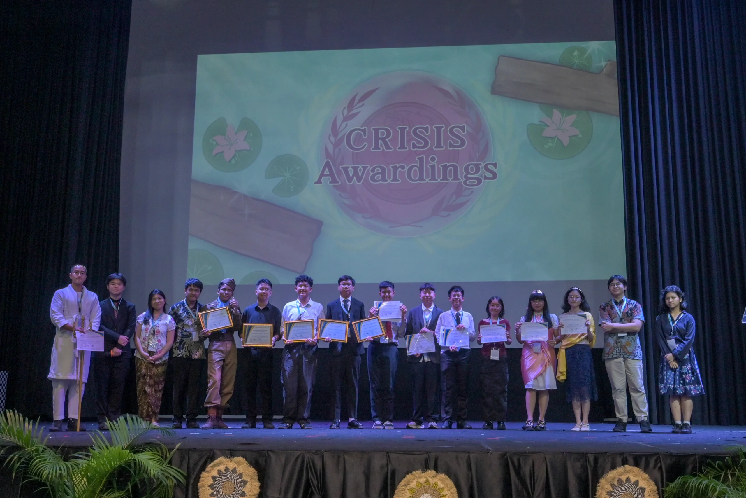 Model United Nations (MUN) Crisis Awarding winners at Sekolah Victory Plus, an international school in Bekasi.