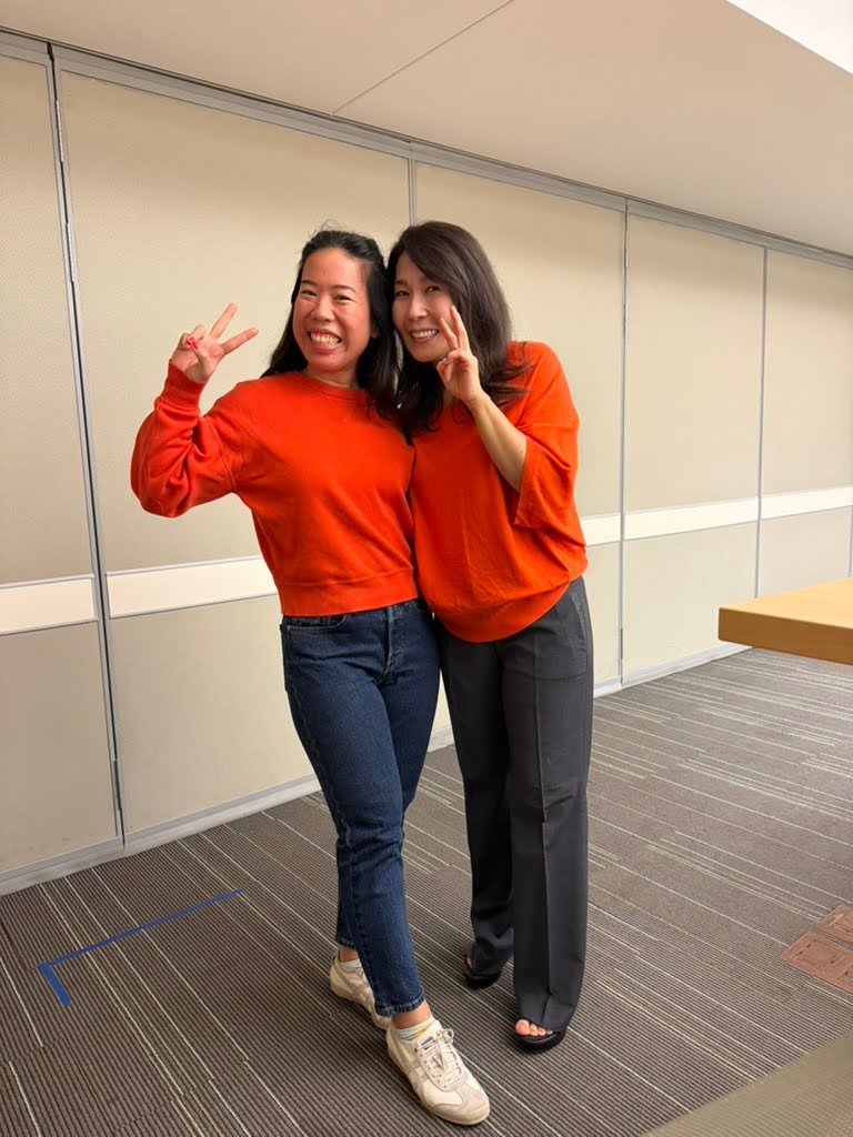 Monalisa with Josephine Kim at Harvard
